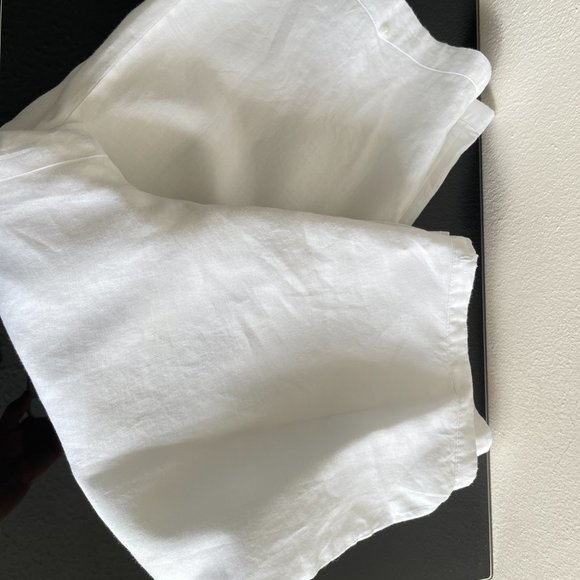 White women city pants 100% cotton women's trousers Oversize Pants Midi Pants - Picture 11 of 12